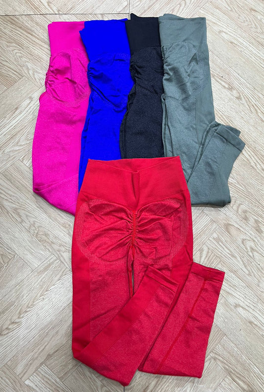 Leggins con realce efecto desgastado