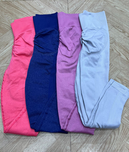 Leggins con realce efecto desgastado